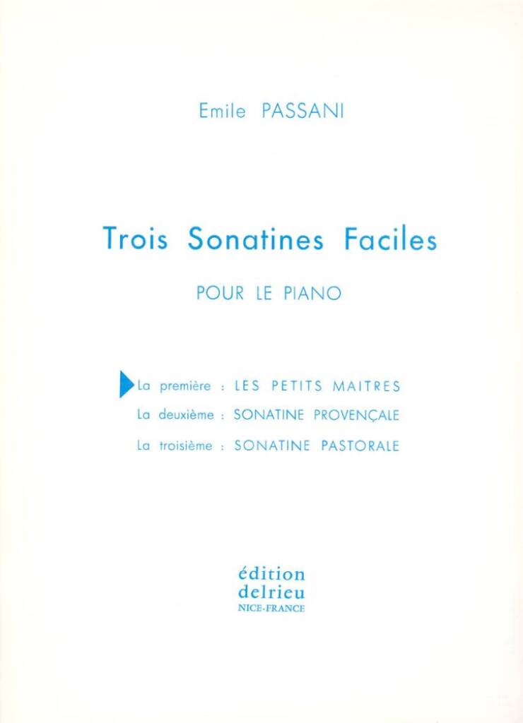 Sonatine n°1 Les petits maîtres