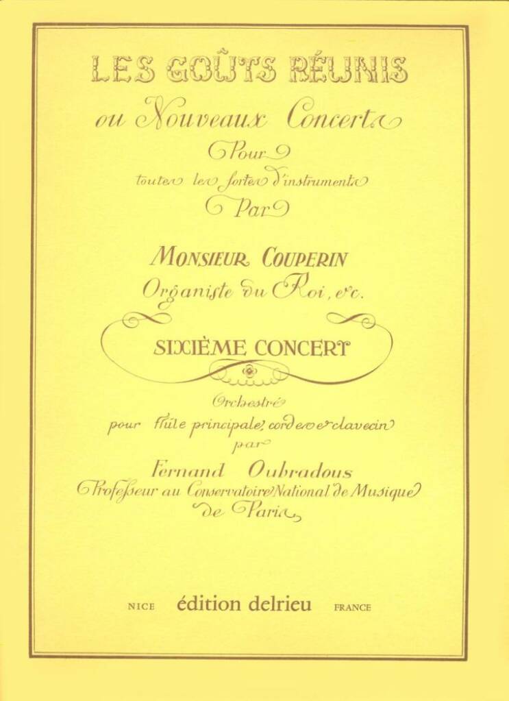Concert n°6 - Les Goûts réunis