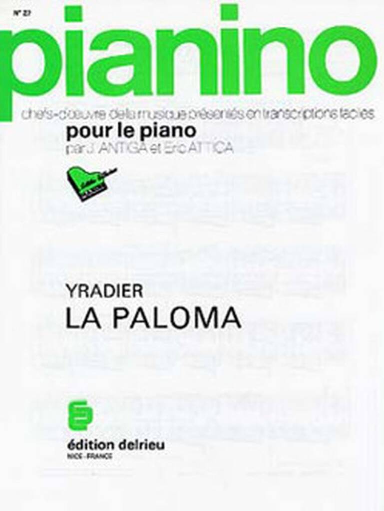 La Paloma (La Colombe) - Pianino 27