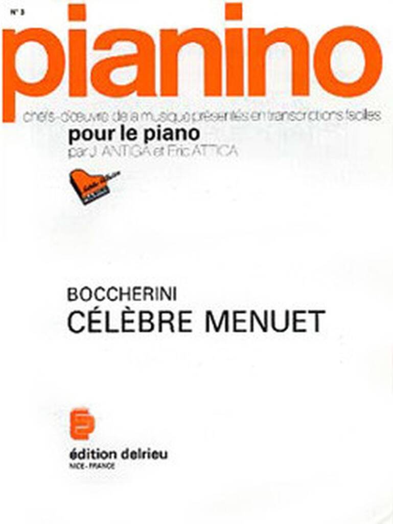 Menuet Op.13 n°5 - Pianino 3