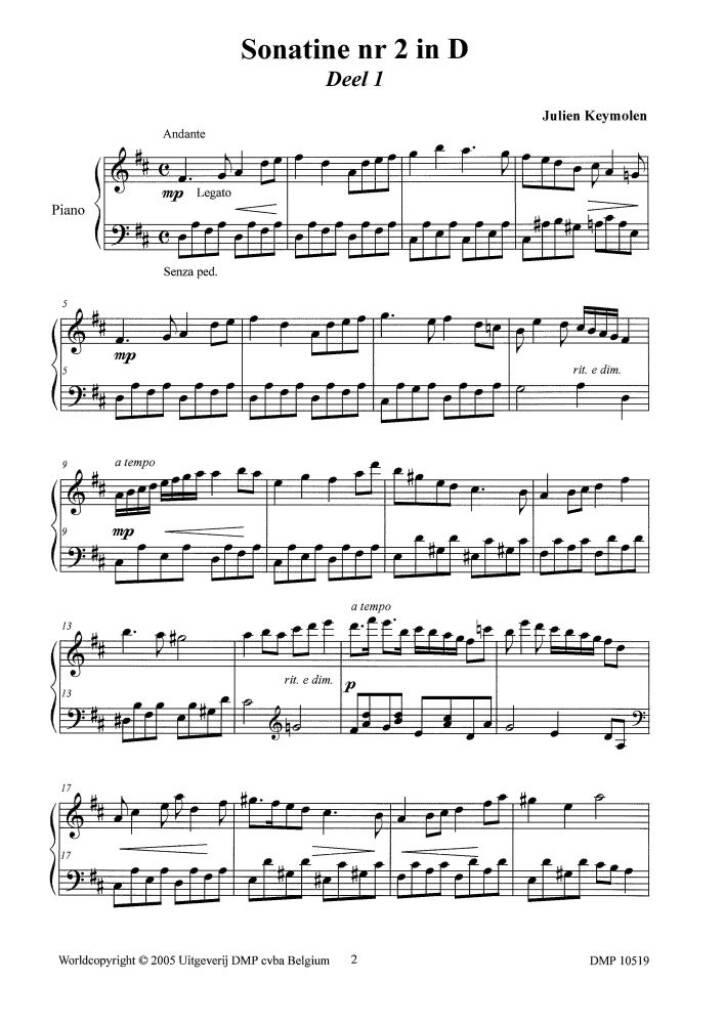 Sonatine Nr 2 In D
