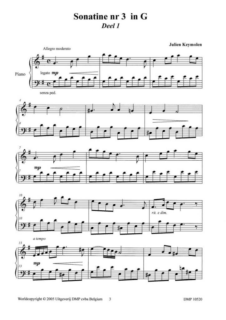 Sonatine Nr 3 In G
