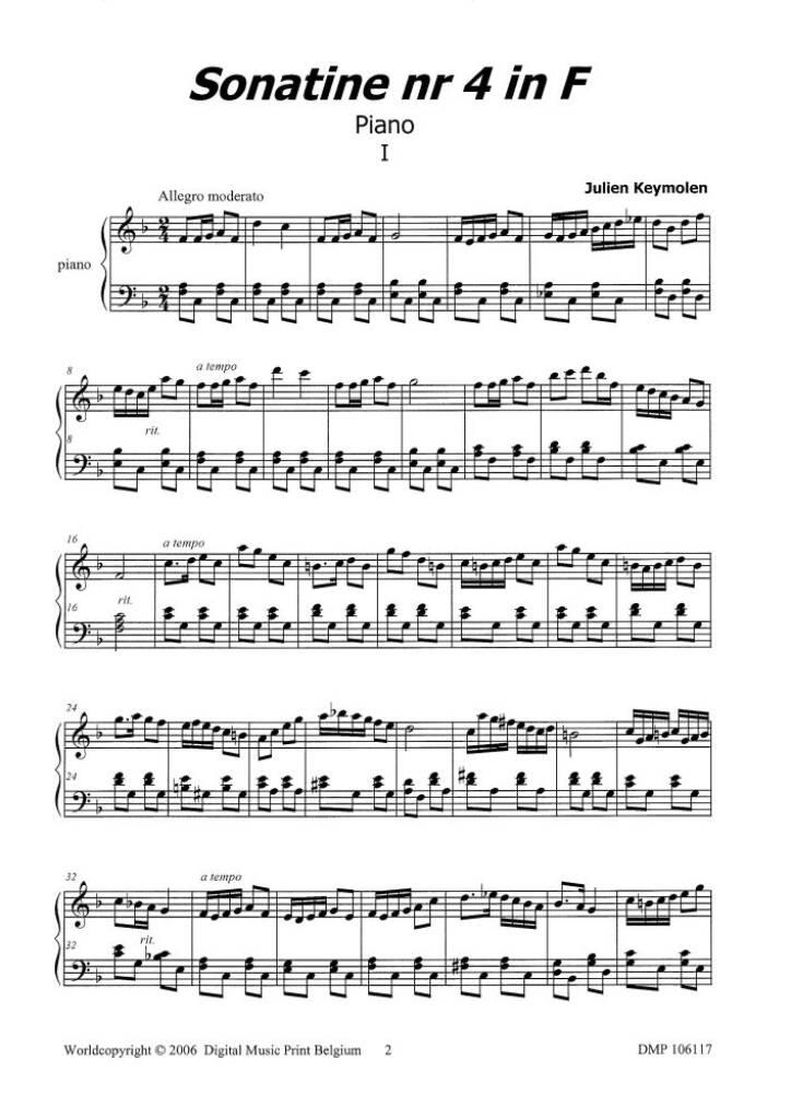 Sonatine Nr 4 In F