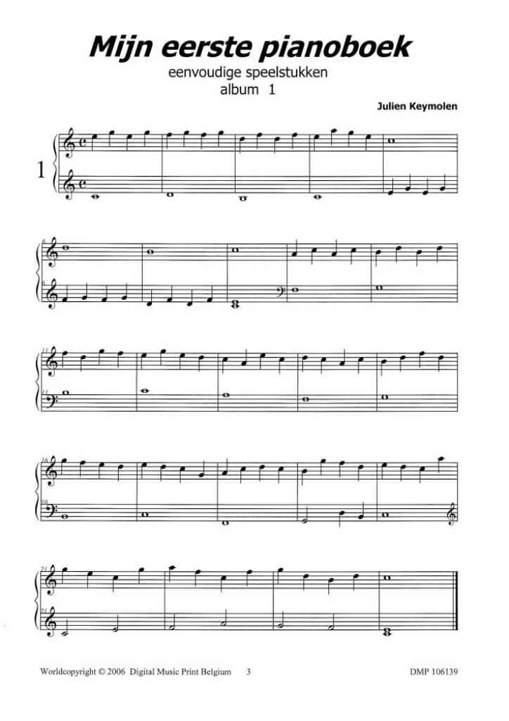 Mijn Eerste Pianoboek I