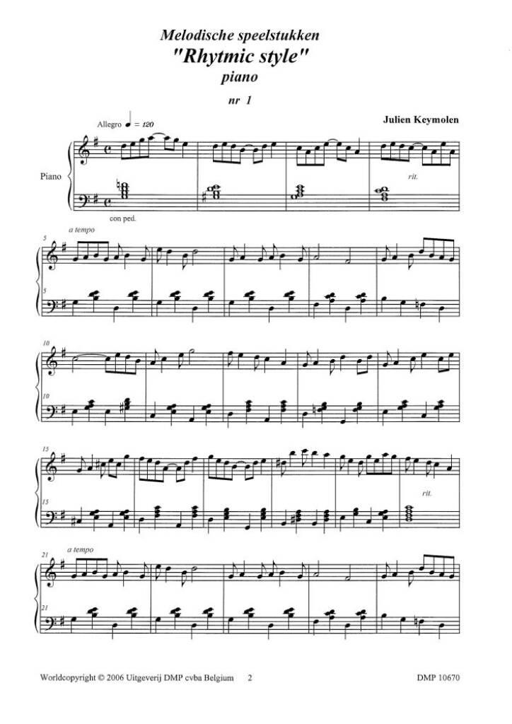 Melodische Speelstukken I