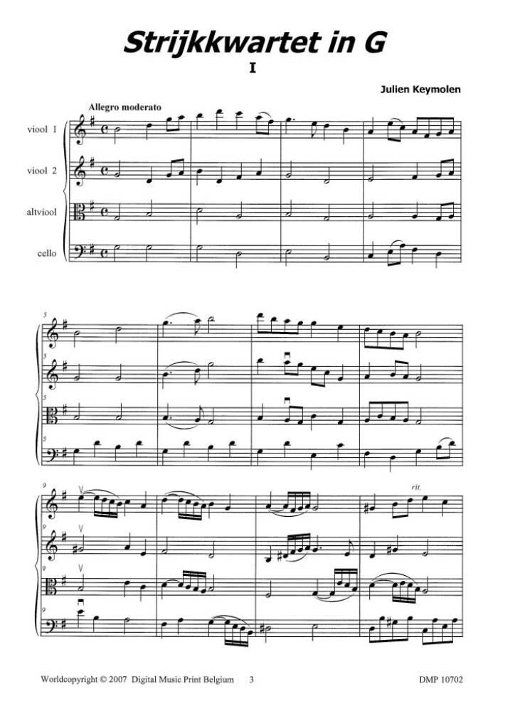 Strijkkwartet In G