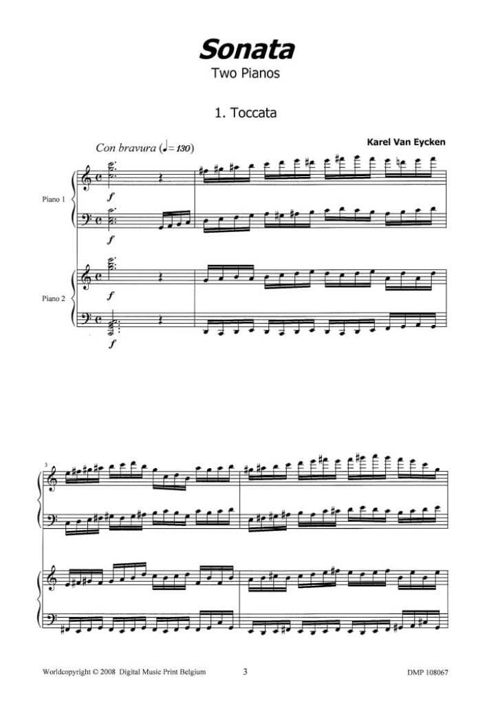 Sonate Voor 2 Piano's