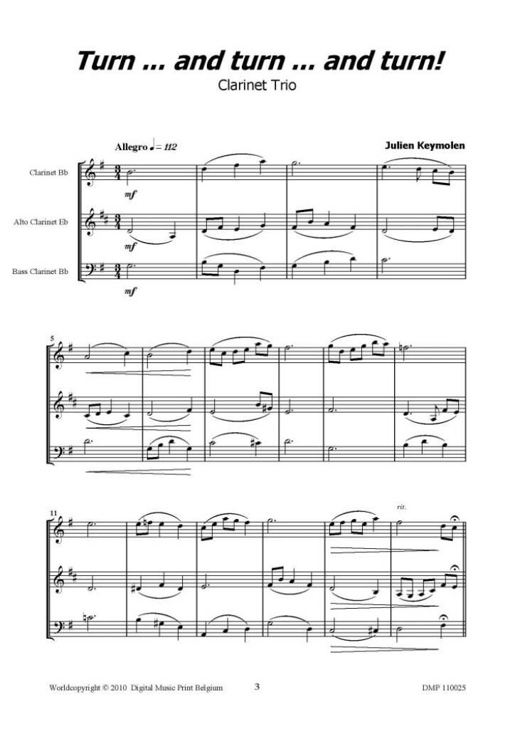 Turn, Turn and Turn