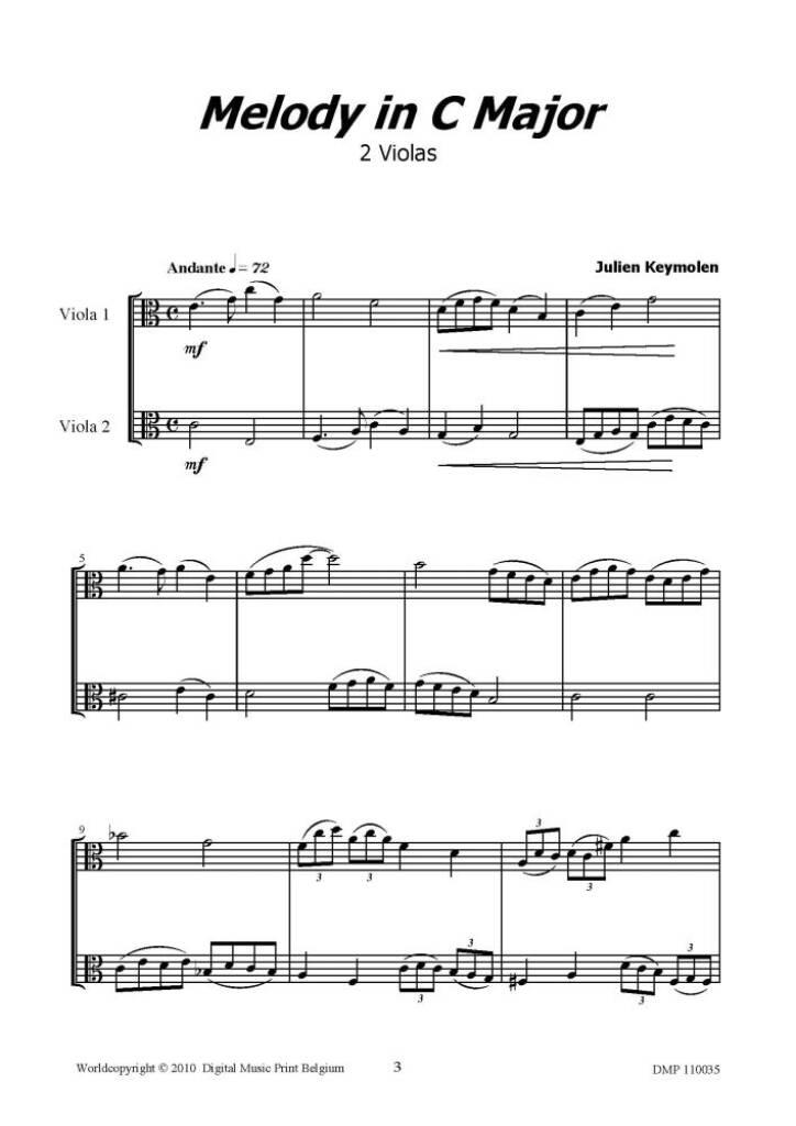 Melody In C Major