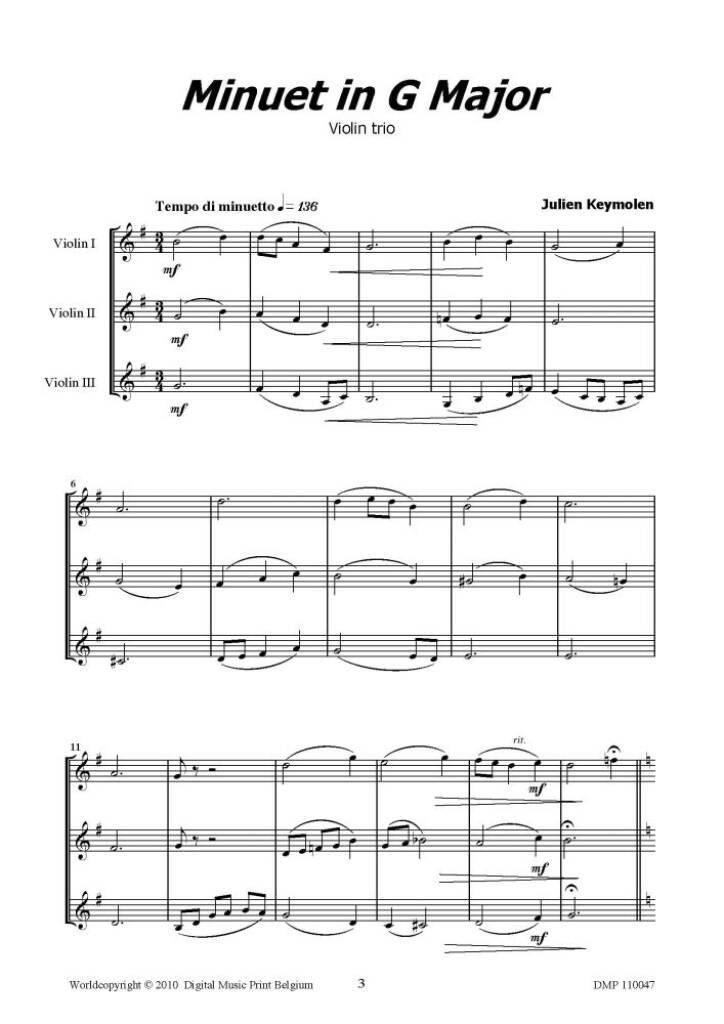 Minuet In G Major