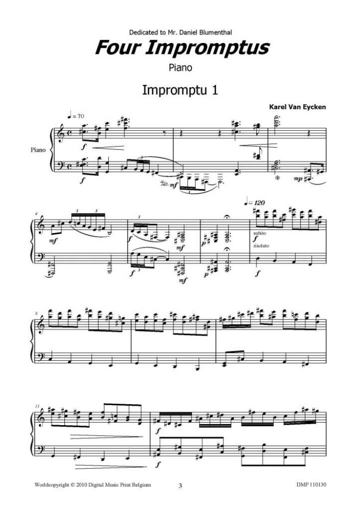 Four Impromptus