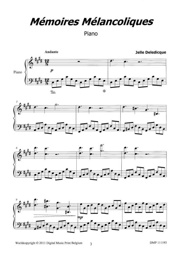 Mémoires Mélancoliques