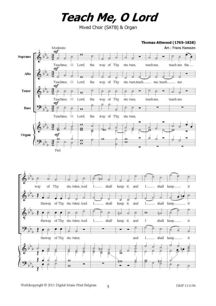 Teach Me, O Lord