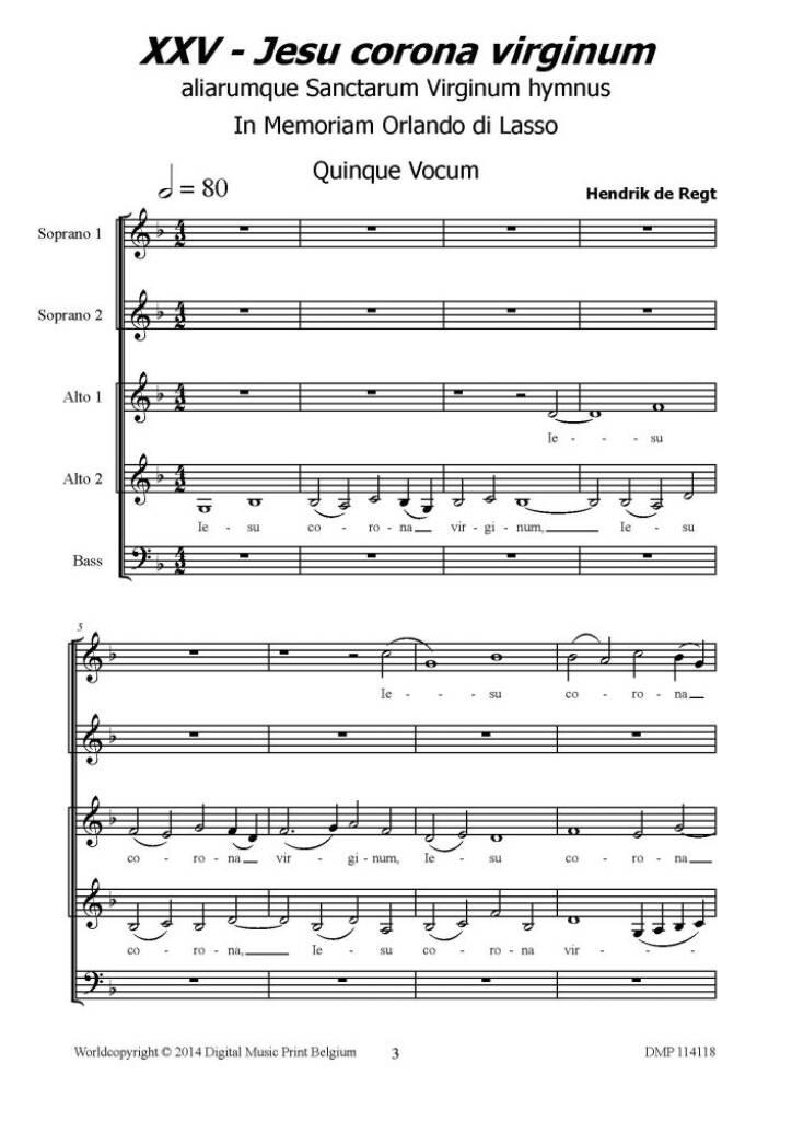 Jesu Corona Virginum