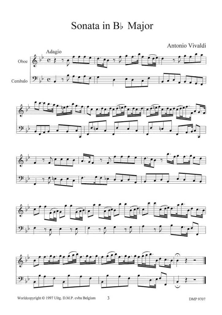 Sonata In Bb Major