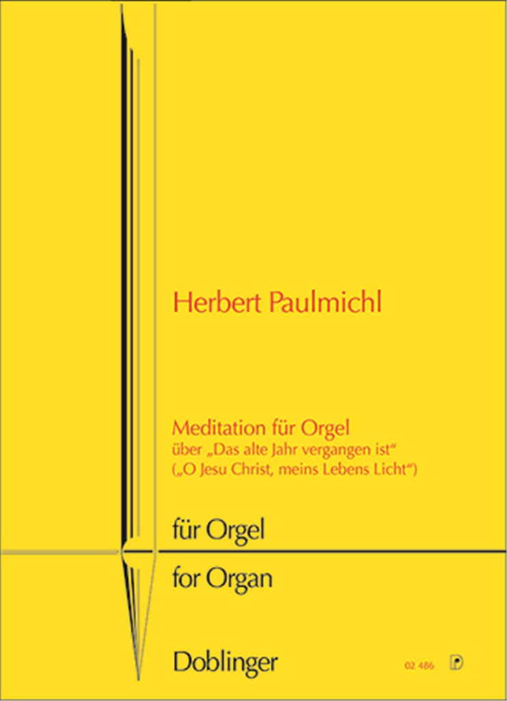 Mediation für Orgel über Das alte Jahr