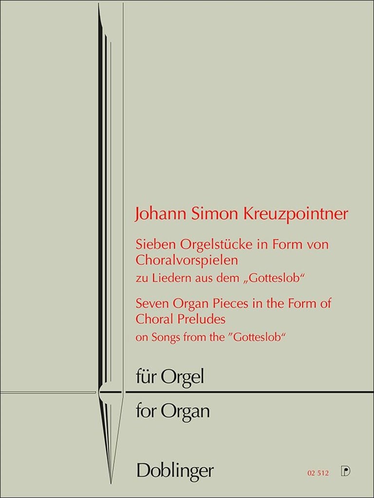 Sieben Orgelstücke in Form von Choralvorspielen