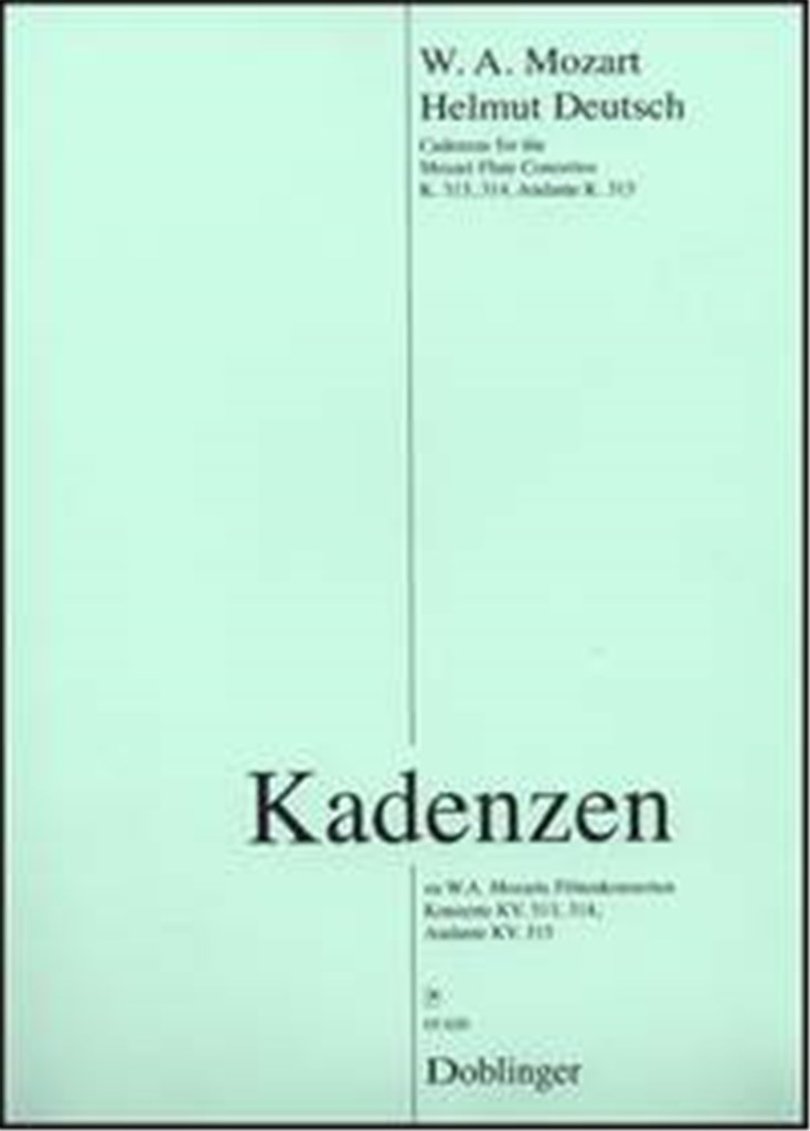 Kadenzen Zu Mozarts Flötenkonzerten