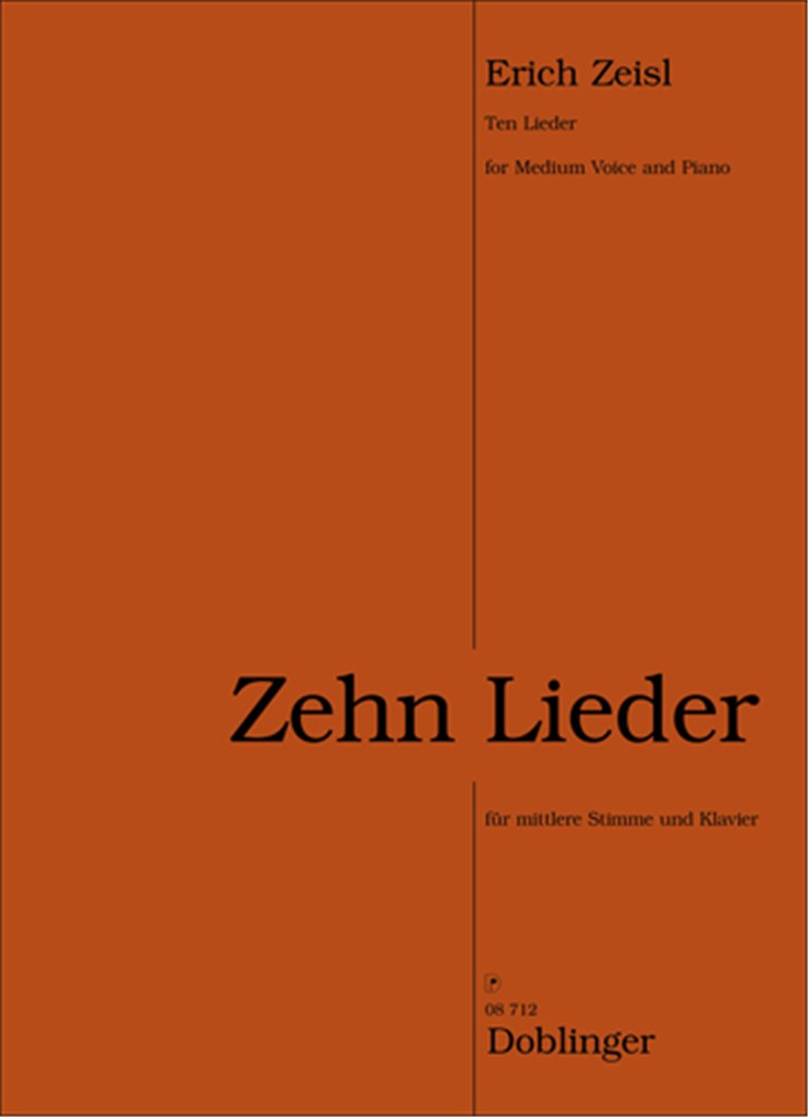 8 Lieder Für Singstimme und Klavier