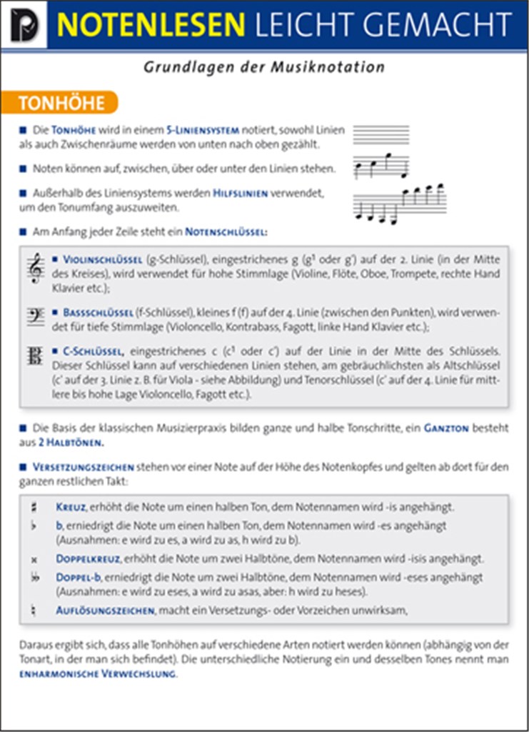 Notenlesen Leicht Gemacht