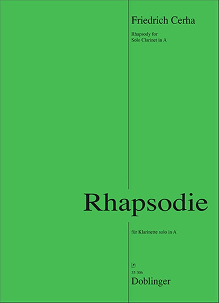 Rhapsodie für Klarinette solo in A