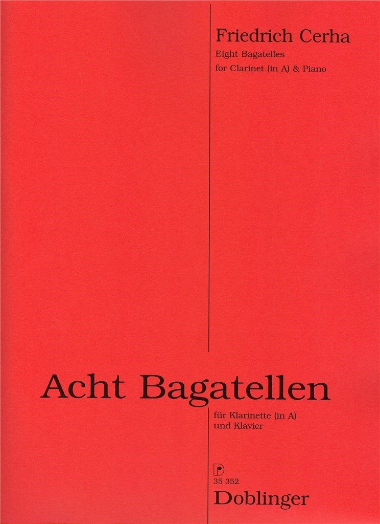 8 Bagatellen für Klarinette(in A) und Klavier
