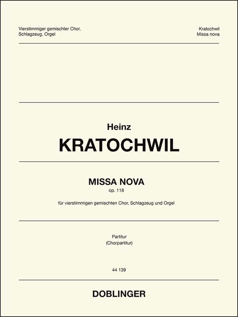 Missa nova, op. 118