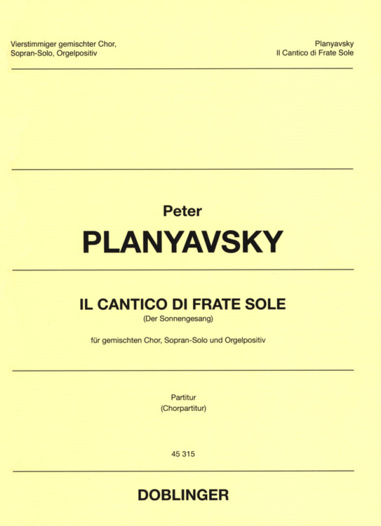 Il Cantico Di Frate Sole