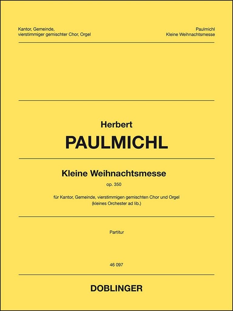 Kleine Weihnachtsmesse Op. 350