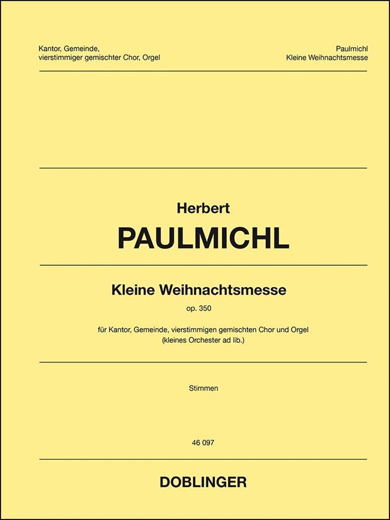 Kleine Weihnachtsmesse Op. 350