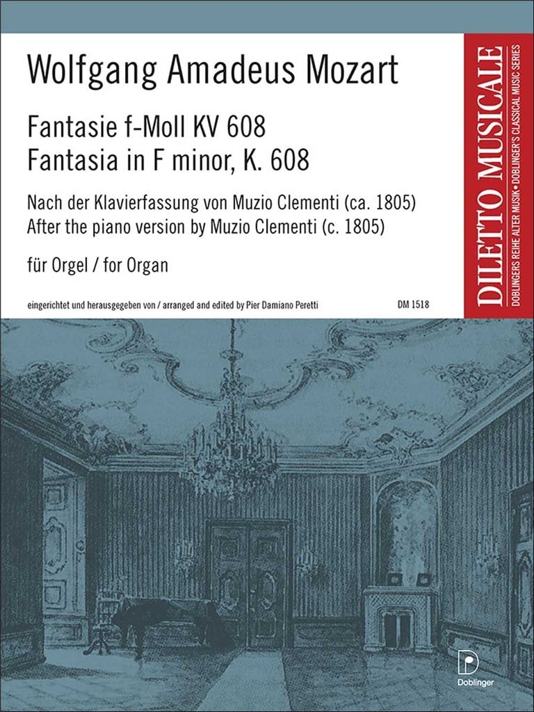 Fantasia In F Minor K. 608