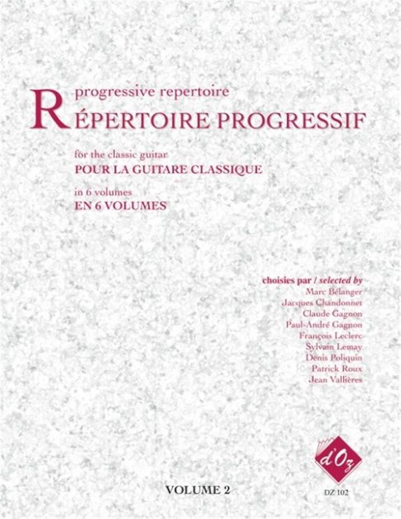 Répertoire progressif pour la guitare, vol. 2