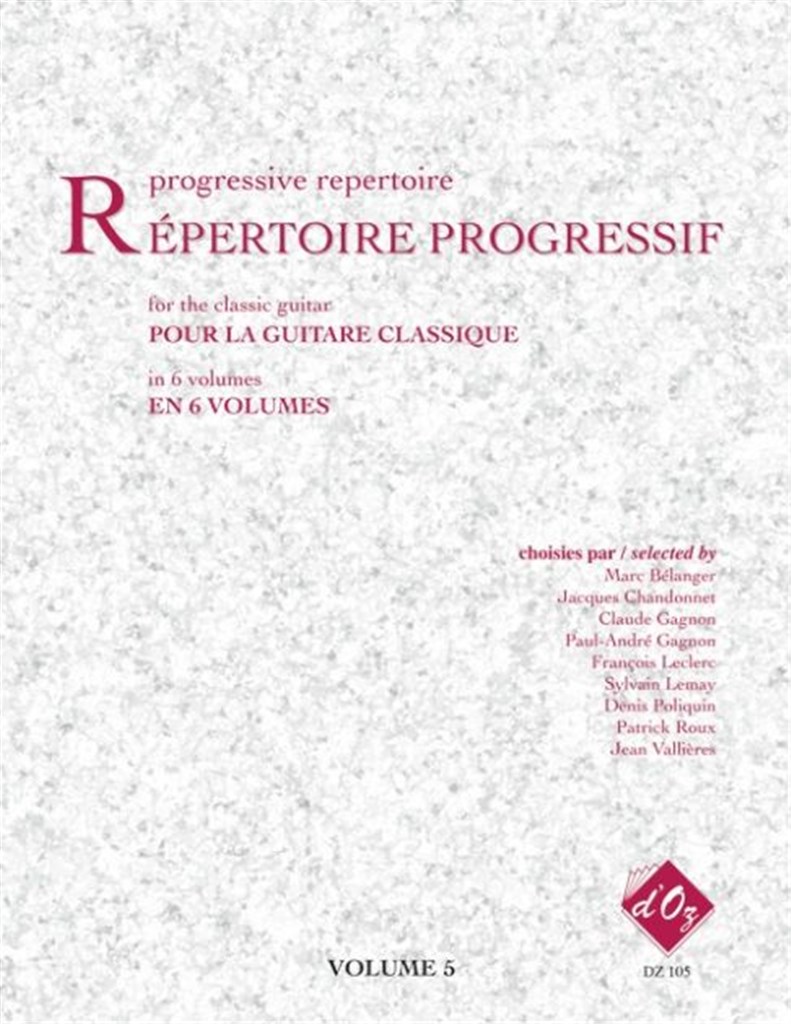 Répertoire progressif pour la guitare, vol. 5
