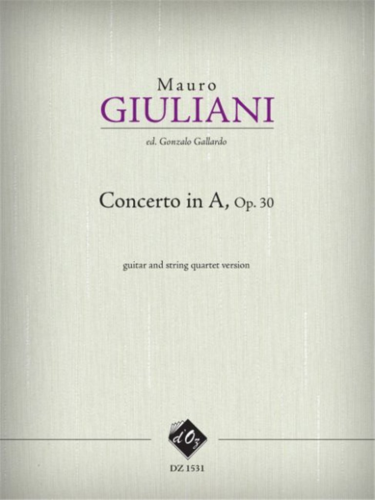 Concerto in A, opus 30