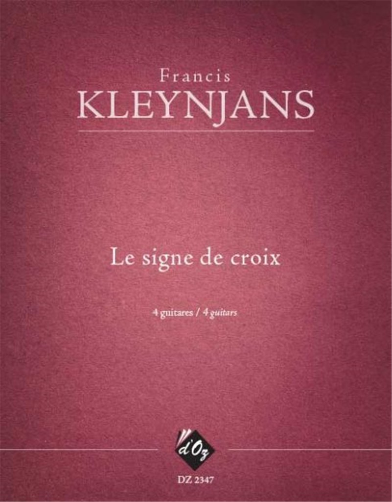 Le signe de croix, opus 296