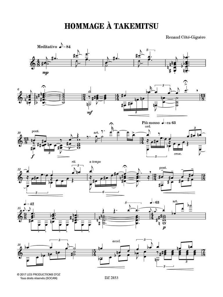 Hommage À Takemitsu