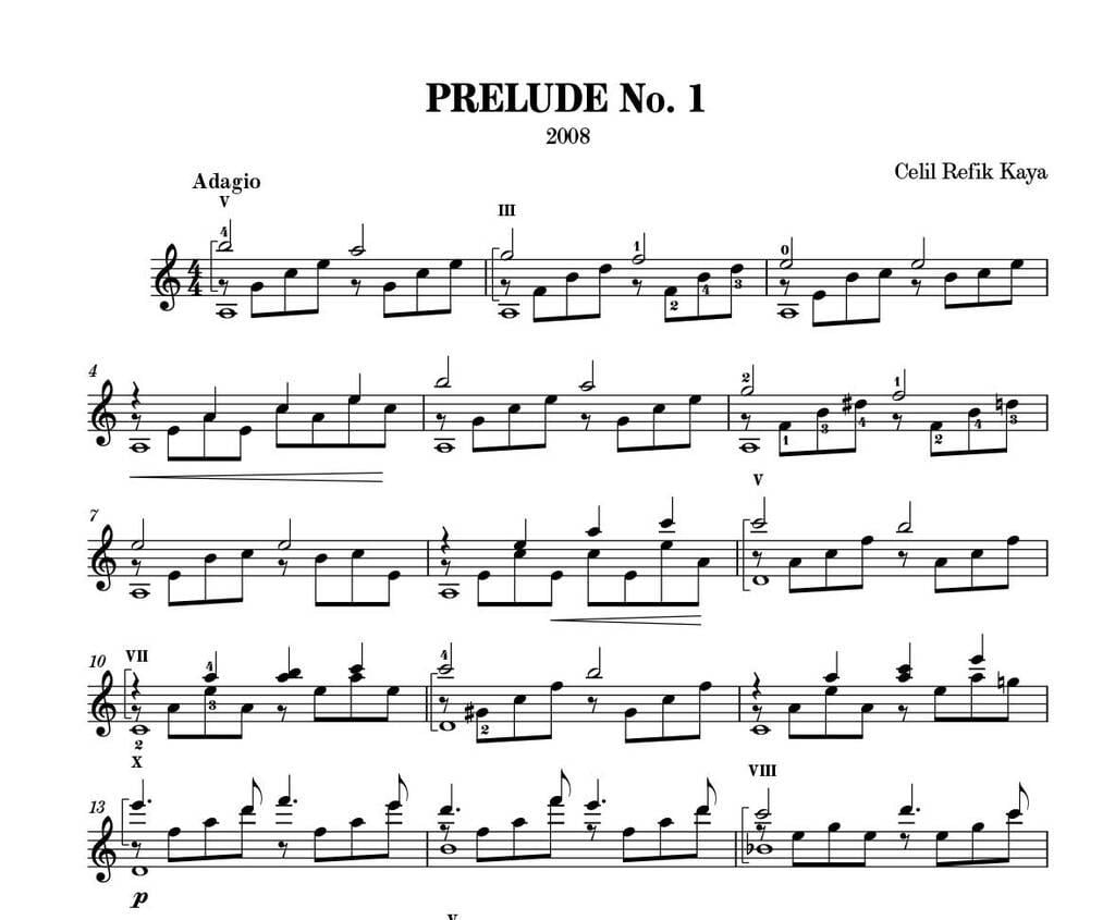 Prelude No. 1