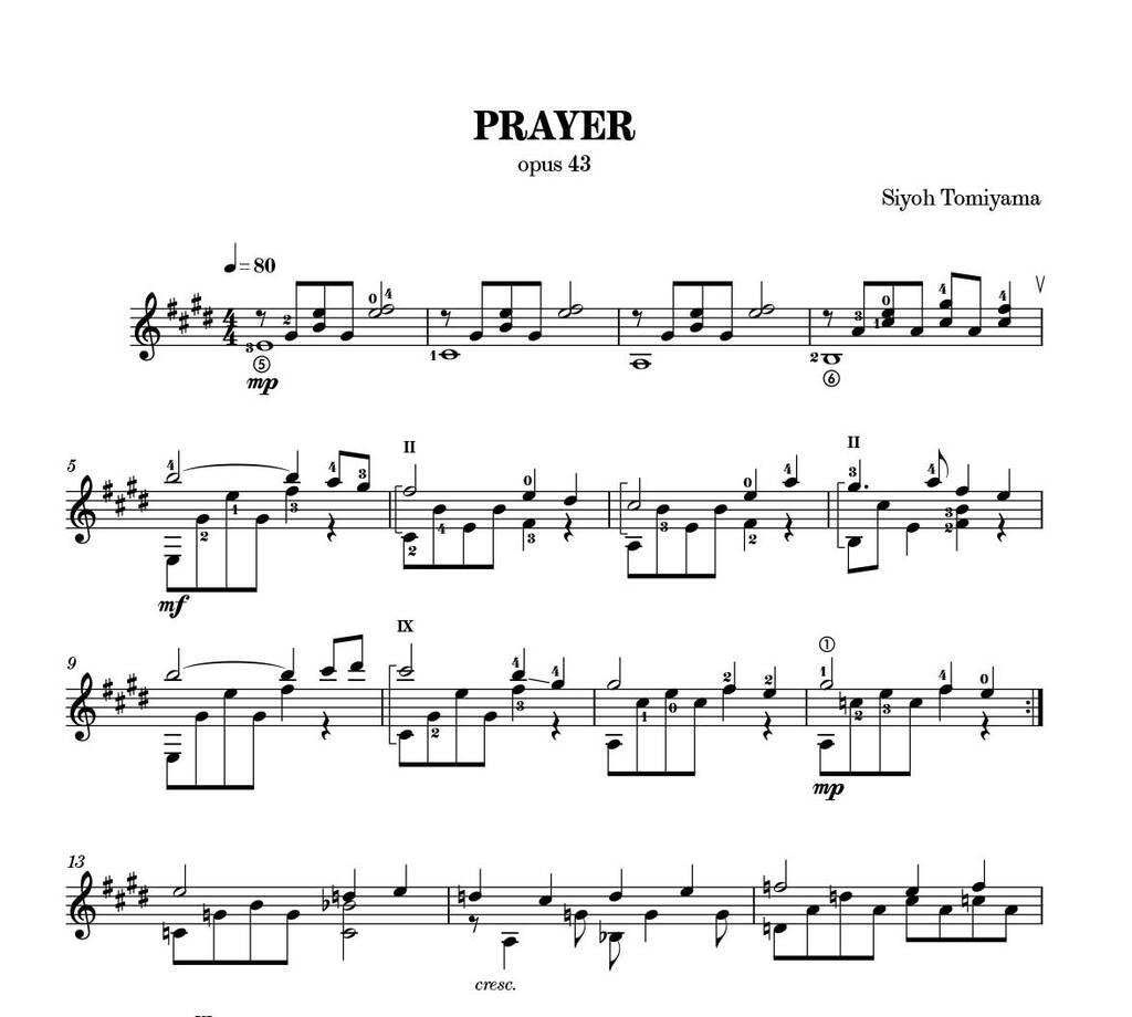 Prayor, Op. 43