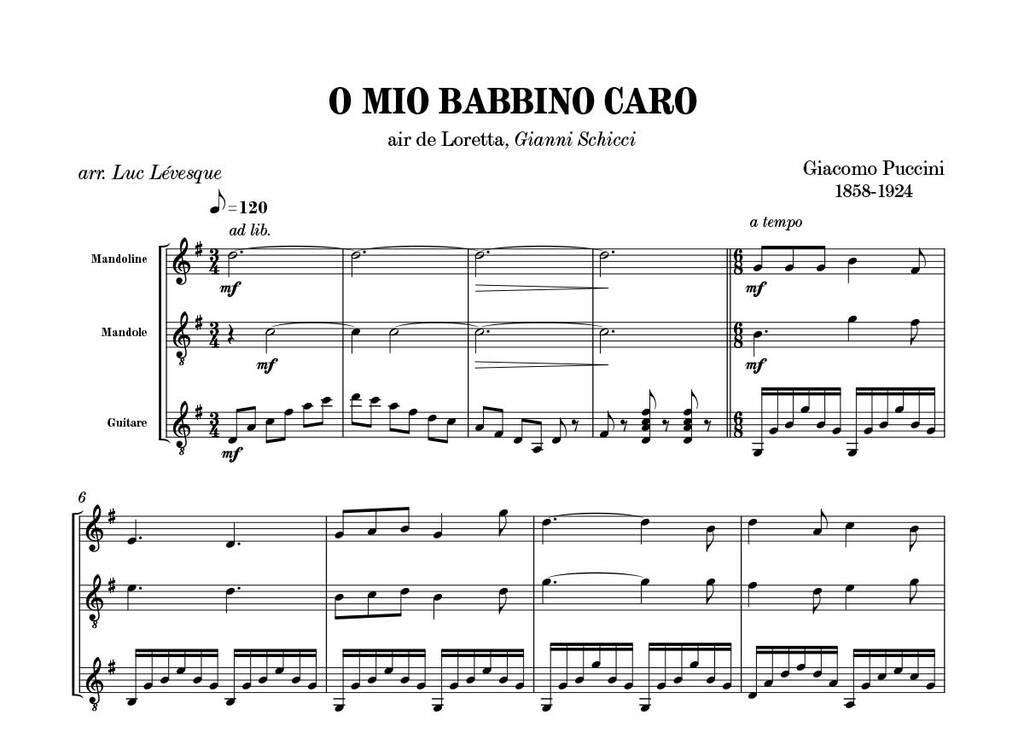 O Mio Babbino Caro