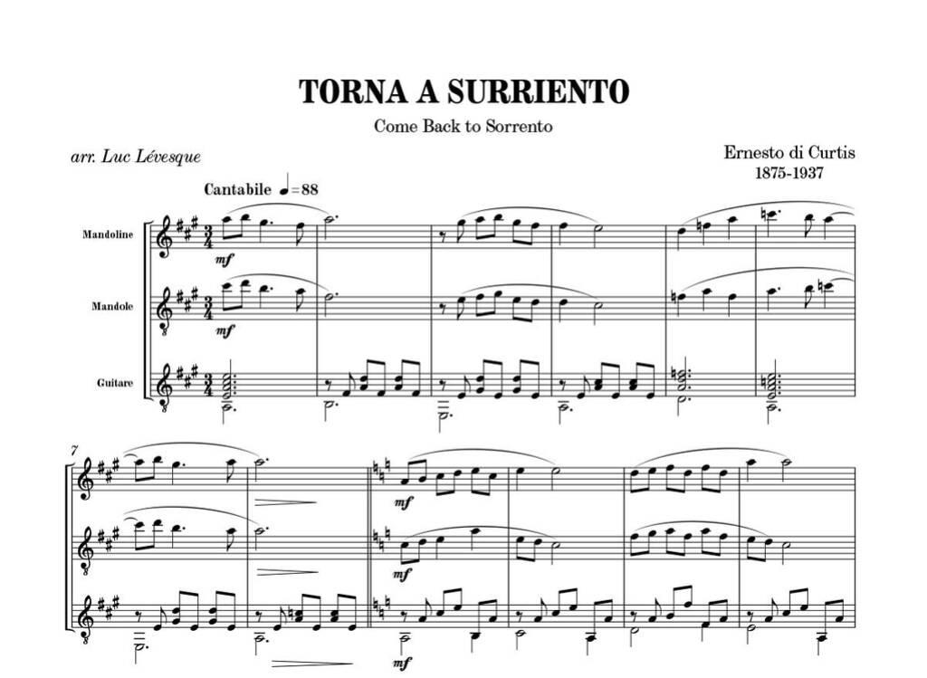 Torna A Surriento