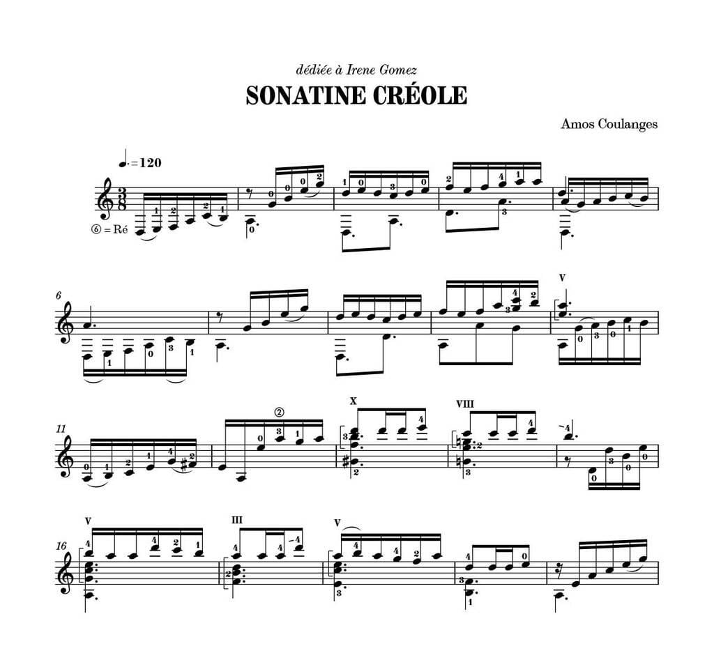 Sonatine Créole
