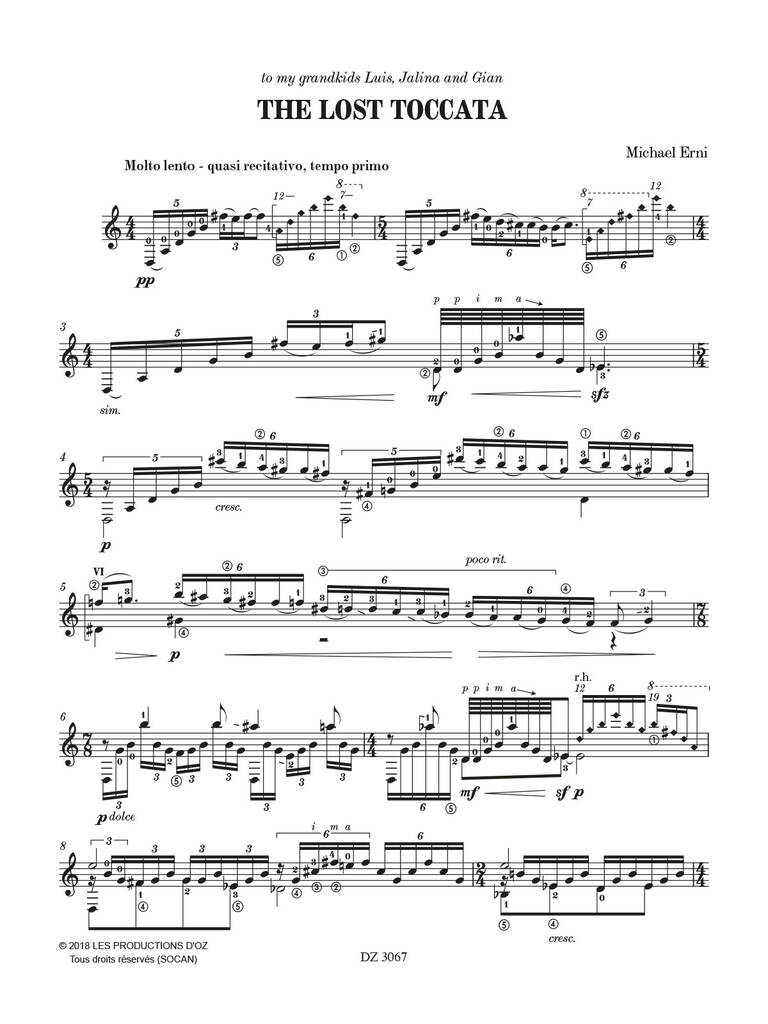 The Lost Toccata
