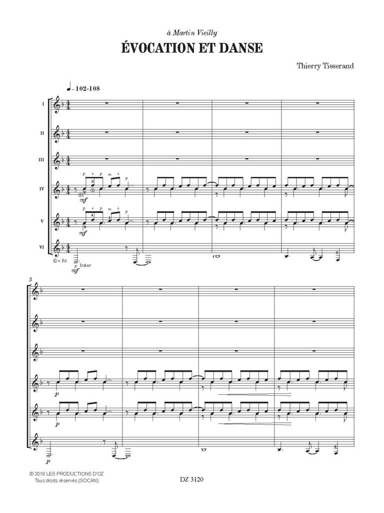 Évocation et Danse