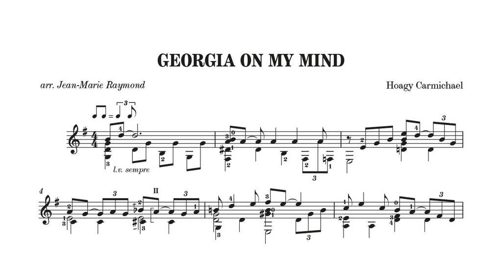 Georgia On My Mind