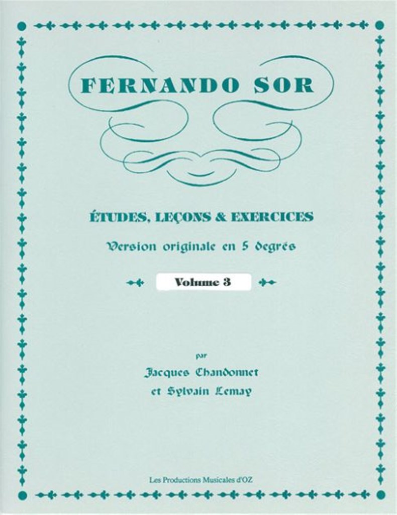 Études, leçons et exercices, vol. 3