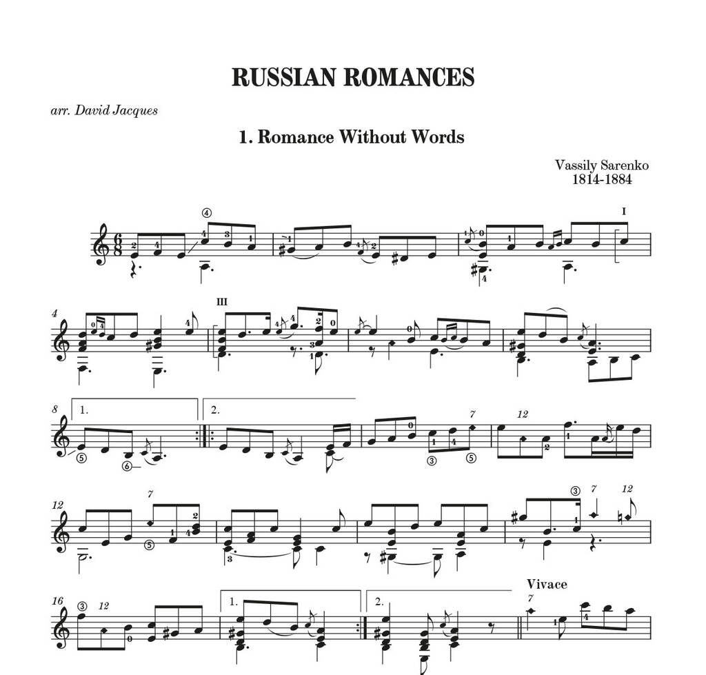Russian Romances