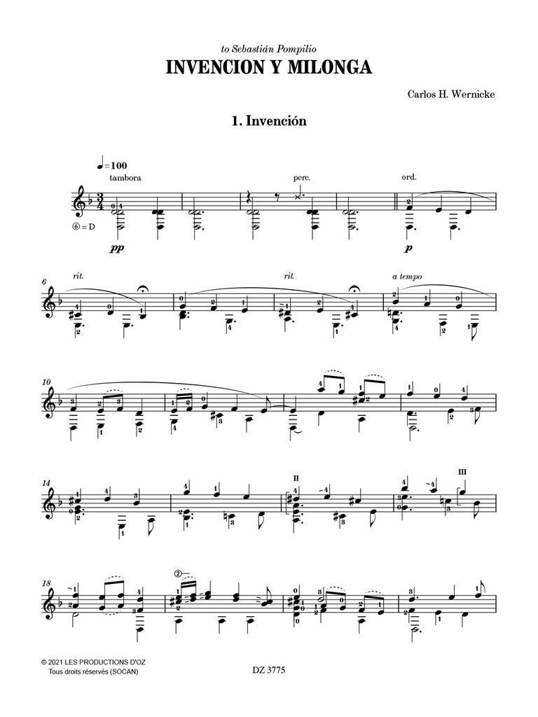 Invencion Y Milonga