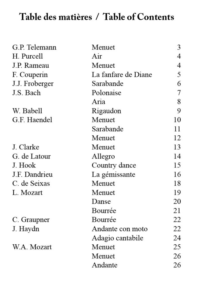 Florilèges, Vol. 1
