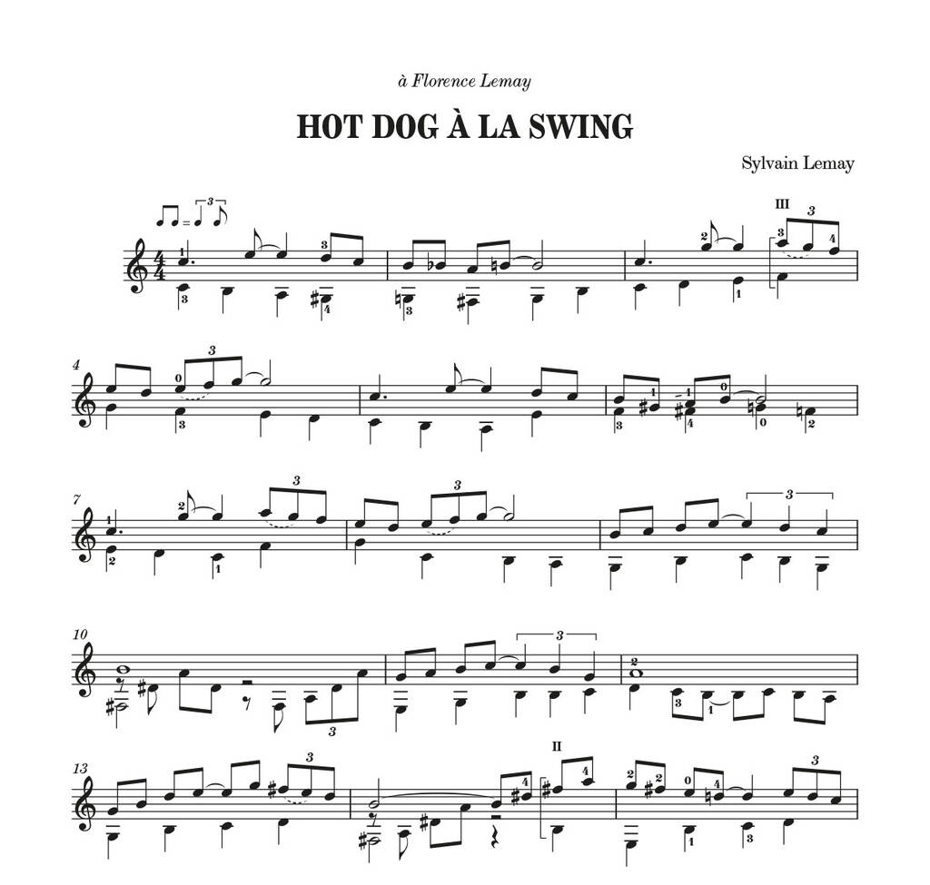 Hot Dog À La Swing