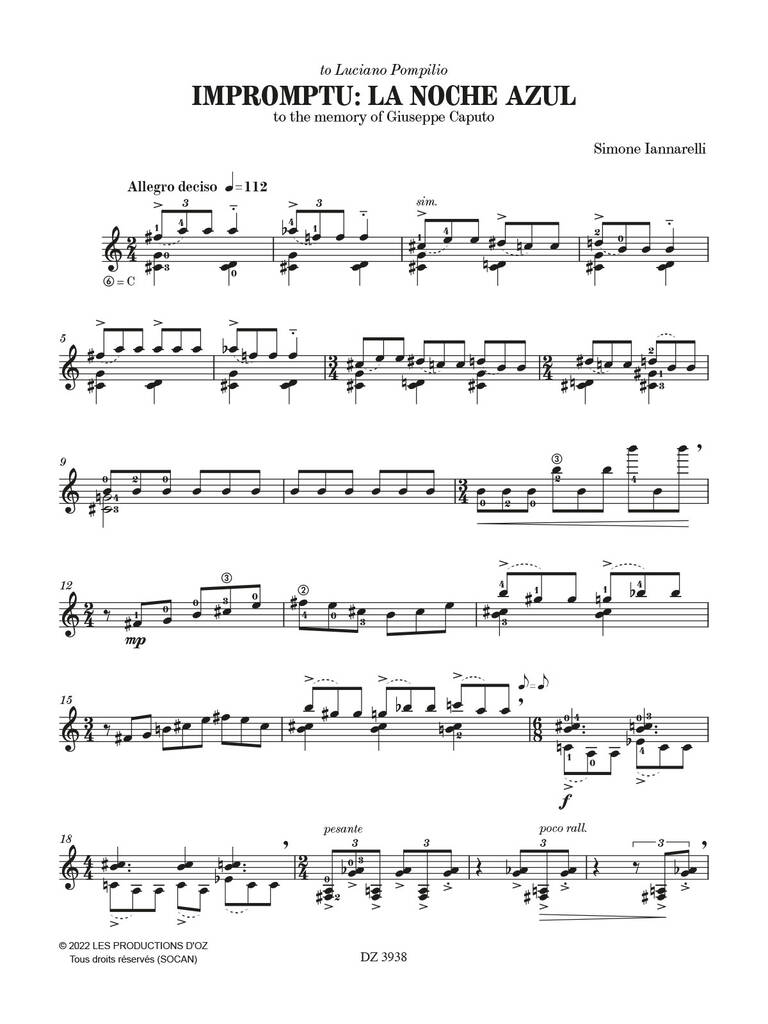 Impromptu: La Noche Azul